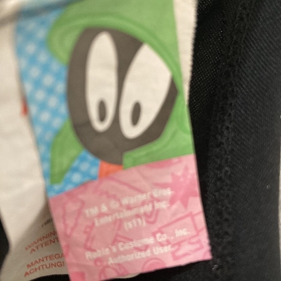 Marvin the Martian Costume Tulle Dress Black Green Red - Picture 6 of 7